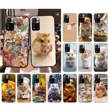 Милый чехол для телефона с изображением хомяка для Xiaomi Redmi note 13 12 Pro 11S 11 10 Pro 10S 12S Redmi 10 9C 13C Redmi Note 12 Pro 5G