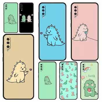 Милый чехол для телефона с изображением медведя динозавра для Samsung A52 A14 A50 A70 A10 A30 A40 A20S A20E A02 A12 A22 A34 A42 A32 5G A54 A04s Samsung A10s