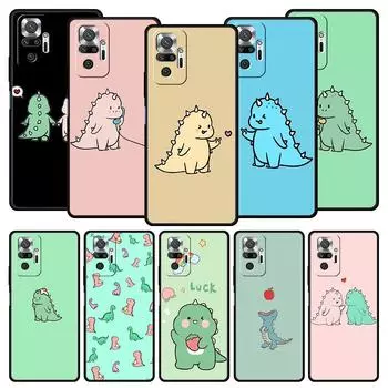 Милый чехол для телефона с изображением медведя-динозавра для Xiaomi Redmi Note 12 5G 11 10 Pro Plus 9S 9 8 7 9T 8T 10C 9C 9A K50 игровой мягкий чехол Redmi 9