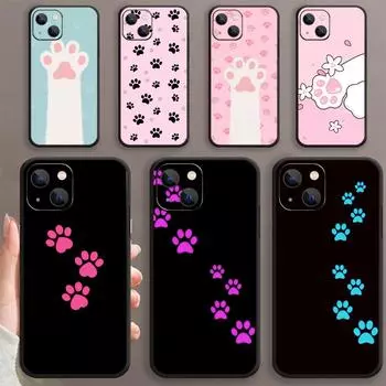 Милый чехол для телефона с кошачьей лапой для iPhone Samsung Galaxy Redmi Xiaomi Oppo OnePlus Note SA 7 8 9 10 11 12 13 14 20 21 22 23 53 54 Pro Max Plus Ultra iPhone 6 or 6S