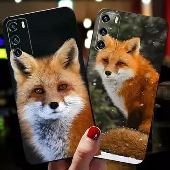 Милый чехол для телефона с лисой для Huawei Y6 Y5 Y7A Y7P Y9 Pro Y5P Y7 Prime 2020 2019 Nova 9S 9RO 9SE задняя крышка HUAWEI Y3 2017