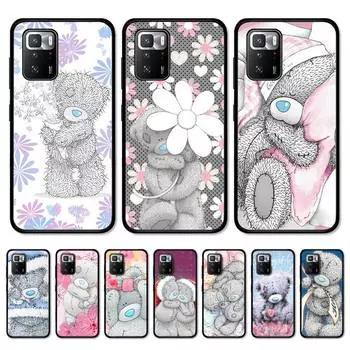 Милый чехол для телефона с рисунком плюшевого мишки для Redmi Note 10 9 8 6 Pro 8T 5A 4X X 5 Plus 7 7A 9A K20 Redmi Note11 5g