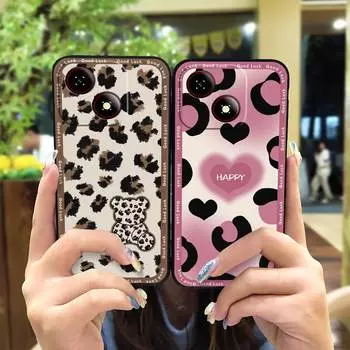 Милый чехол для телефона с защитой от пыли для ZTE Blade A35E, полностью покрытый силиконовым антидетонационным грязеотталкивающим мультяшным модным дизайном из ТПУ ZTE Blade A35E