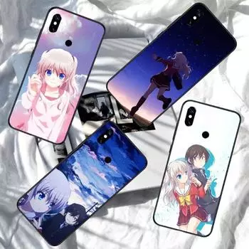 Милый чехол для телефона «Шарлотта» для Xiaomi Redmi Note 11 10 9T 8 7 Pro Redmi 10 9 9A 9C 8 7 6, мягкий черный чехол для телефона Redmi Note11-11S 4G