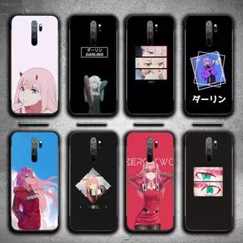 Милый чехол для телефона Zero Two для Xiaomi Redmi 8A 9 K30 Pro 9A Note 8T Note 8 9 Pro TPU Мягкий силиконовый черный чехол Redmi note 8T