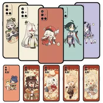 Милый чехол Genshin Impact для OnePlus 10 Pro 9 8T 8 Nord N10 7 7T 9R для 1+ Nord 2T CE 2 N100 N200 Z 5G мягкий черный чехол OnePlus 9