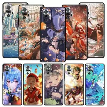 Милый чехол Genshin Impact Yae Miko для Xiaomi Redmi Note 11 10 8 Pro 10S 9S 9 9T 8T 9C 9A 8A 7 K40 Gaming K50 11T 5G Redmi 8A