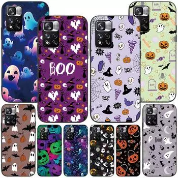 Милый чехол Hallowmas для Xiaomi Redmi Note 11 10S 8T 10 12 Pro Plus 11T 8 9 11E 11S 5 Pro 9S 7 Мягкий черный чехол для телефона TPU Redmi Note 5 Pro