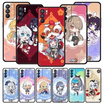 Милый чехол Honkai Impact 3rd Game для Oppo Find X6 Pro X5 A54 A53 A52 A9 A15 A95 A17 A16 A76 A74 A57 A31 Reno8 Reno6 Pro 5G Cover Oppo Reno8