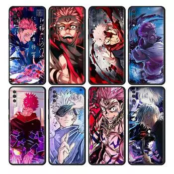 Милый чехол Jujutsu Kaisen для Samsung Galaxy A50 A70 M52 A30 A20s A20e A10 A40 A10s M51 M31 M30s M13 5G, черный чехол для телефона Samsung A60
