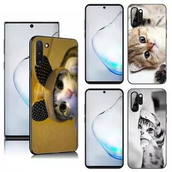 Милый чехол Kawaii Kitten Cat для Samsung M30 M31 S Note 10 20 M04 M13 M32 M14 M23 M33 M34 M42 M52 M53 M54 5G M11 M12 M21 M22 M51 Samsung M04 4G