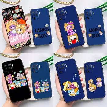 Милый чехол Lankybox для OPPO A94 A74 A54 A53S A53 A31 A5 A9 2020 A52 A72 A83 A91 A93 A1K A15 A16 OPPO A53S 2020