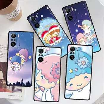 Милый чехол LittleTwinStars для Xiaomi Redmi Note 111 9S 10 9 8 7 9A 9C 9i K40 8T 10C 9T K50 силиконовый чехол для телефона Redmi Note 10 5G