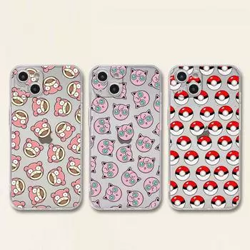 Милый чехол Pikachu Pkemon Anime для iPhone 14 11 12 Pro 13 Pro Max XR XS X 6s 7 8 Plus SE 2020 13 роскошный противоударный прозрачный чехол iPhone 14 Pro Max