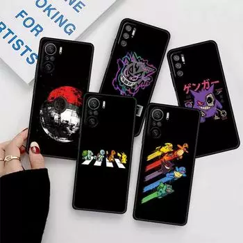 Милый чехол Pokemon Gengar для Xiaomi Redmi Note 11 9S 10 9 8 7 9A 9C 9i K40 8T 10C 9T K50 силиконовый чехол для телефона Redmi Note 10 5G