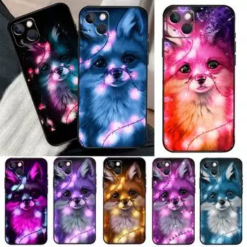 Милый чехол с изображением лисы из мультфильма для iPhone 13 12 11 Pro Max Mini XR X XS MAX 6S 7 8 Plus SE 2020 2022 iPhone XR