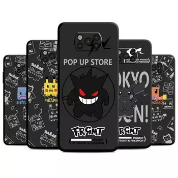 Милый чехол с изображением покемона в стиле аниме для Xiaomi Mi Poco X3 NFC M4 F3 C40 11 11T 10T Pro 12 9T 9 10Lite, мягкий чехол на заднюю панель телефона Xiaomi Poco X3 NFC