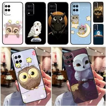 Милый чехол с изображением совы из мультфильма для OPPO A15 A16 A3S A5S A5 A9 A31 A53 A52 A72 A83 A91 A93 A54 A74 A94 задняя крышка OPPO A5 2020