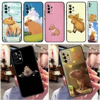 Милый чехол с капибарой для Samsung Galaxy A51 A71 A50 A12 A22 A32 A52 A13 A23 A33 A53 A73 A52S A04S Coque Samsung A53 5G