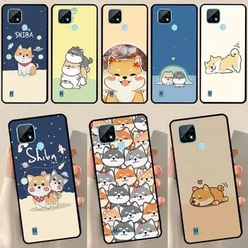 Милый чехол Шиба-ину для OnePlus 10 Pro 9 Pro 8T 9R Nord2 для Realme 9 8 Pro 8i 9i C35 GT Neo 2 3 Master OnePlus 8Pro