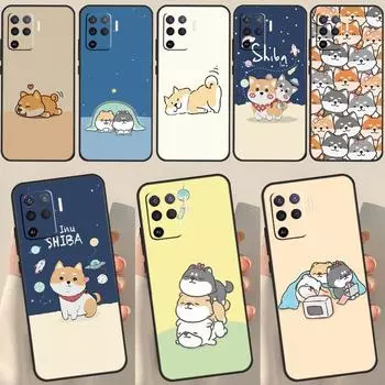 Милый чехол Shiba Inu для OPPO A74 A94 A54 A1K A15 A16 A52 A72 A83 A91 A93 A53S A5 A9 A31 A53 2020, чехол OPPO A31 2020