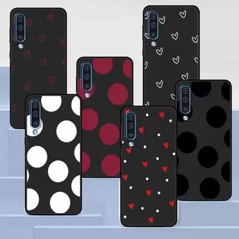 Милый чехол Wave Point Love Heart для Samsung Galaxy A50 A10 A70 A30 A20s A20e A40 A10s A10e A90 5G A30s A60 A20 черный чехол для телефона Samsung A01