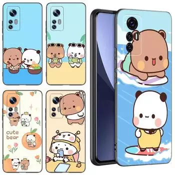 Милый черный силиконовый чехол BuBu DuDu для телефона Xiaomi Mi 9 SE 8 10T 11 12 13 Lite 9T 11T 12S 12T 13T 14 Pro 5G NE 11i 12X Xiaomi 12(12S)