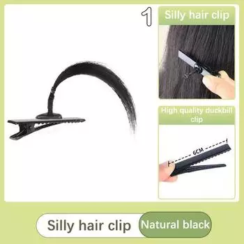 Милый Cos парик заколка для волос прозрачный квадратный вишневый головной убор аниме Cos реквизит аксессуары для волос глупый парик утконос заколка