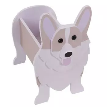 Милый цветочный горшок для собак, горшок для растений в форме собаки, держатель для растений в форме животных для украшения сада