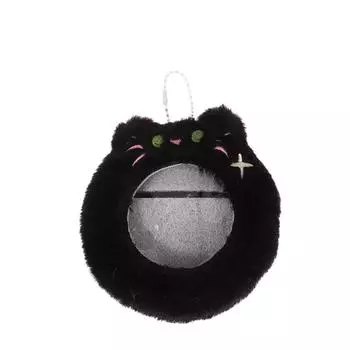 Милый держатель для фотокарточки с изображением кота, плюшевый значок-подвеска в виде коготка котенка, брелок для ключей, прозрачный значок, сумка Ita, товары, дисплей белый