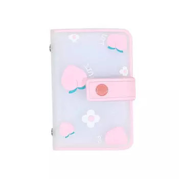 Милый держатель для карт для женщин Стильный компактный легкий кошелек-чехол для карт Модный портативный мини-кошелек-органайзер для кредитных карт, удостоверений личности, наличных One Size розовый