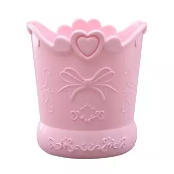 Милый держатель для ручек с бантом ярких цветов Kawaii розовый органайзер для карандашей коробка-подставка-контейнер офисные школьные принадлежности кухонные баночки