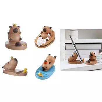 Милый держатель для телефона Capybara, подставка для мобильного телефона, украшение из смолы для всех телефонов, подарок на день рождения A