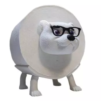 Милый держатель для туалетной бумаги «Медведь в очках» - Прочный держатель для туалетной бумаги для ванной комнаты One Size