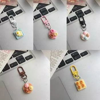 Милый десерт еда брелок кулон мультфильм милый брелок для женщин девочек кавайный рюкзак украшения аксессуары подарки