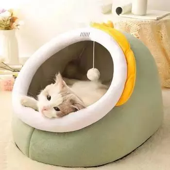 Милый динозаврик для котят специальный кошачий туалет всесезонный универсальный полузакрытый кошачий туалет щенок зимний холод плюс S