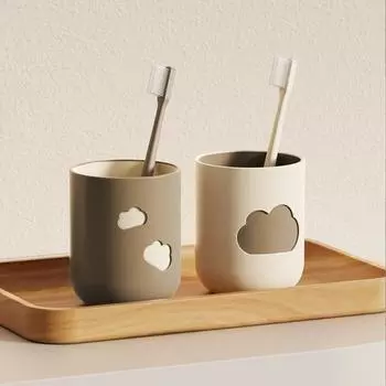 Милый домашний мультяшный стаканчик для мытья зубных щеток, легкий, устойчивый к падениям, утолщенный, прочный стаканчик для зубных щеток, аксессуары для ванной комнаты