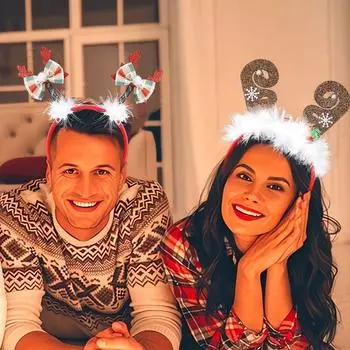 Милый фетровый рождественский обруч для волос, рождественский колпак Санта-Клауса, рождественские украшения, рождественские подарки style 9