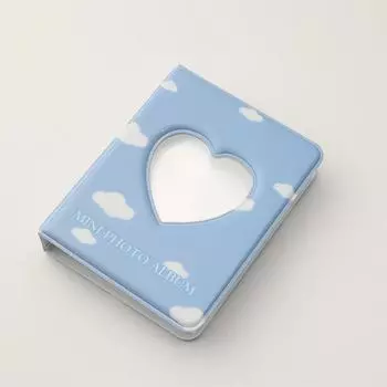 Милый фотоальбом 3 дюйма Love Heart Hollow Picture Storage Case Kpop Card Binder Name Card Book Photocard Holder 36 карманов