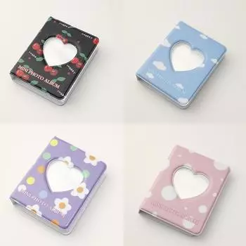 Милый фотоальбом 3 дюйма Love Heart Hollow Picture Storage Case Kpop Card Binder Name Card Book Photocard Holder 36 карманов B