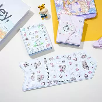 Милый фотоальбом 3-дюймовый держатель для фотокарт Idol Card Binder Collection Book 36 Pocket Book Альбом Чехол для хранения фотокарт B