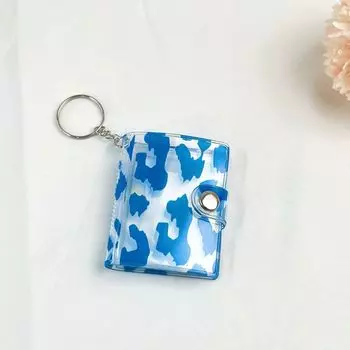 Милый фотоальбом с леопардовым принтом и брелоком для ключей Star-chasing Фотоальбом Мини-альбом с открытками Star Chasing розовый