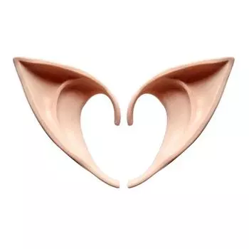 Милый Хэллоуин светится в темноте Фея Косплей Аниме Поддельные Эльфийские Уши Реквизит Костюм Пикси Пасхальное Украшение 12CM