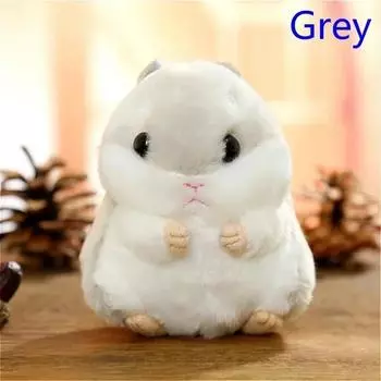 Милый хомяк автомобильный брелок кулон рюкзак маленькая подвеска кукла хомяк цепочка женская кукла плюшевые украшения автомобильный кулон ключ Chian