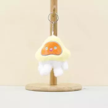 Милый и красочный плюшевый брелок в виде гриба - идеальный подарок для девочек, женщин и жёлтый