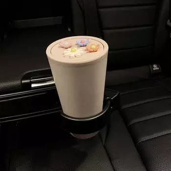 Милый и креативный маленький мини-автомобильный мусорный бак, автомобильный ящик для хранения, сумка для хранения, настольный мусорный бак, ящик для мусора, рекламные подарки, небольшой подарок бежевый