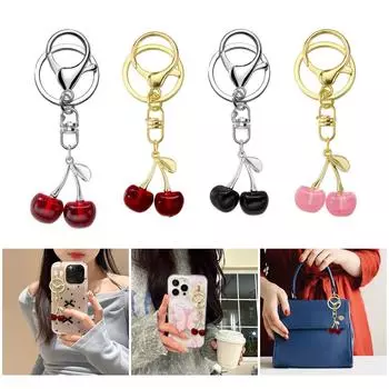 Милый и прочный сплав вишневый брелок компактный вишневый брелок украшение нежные брелоки подвеска подвеска украшение на сумку A