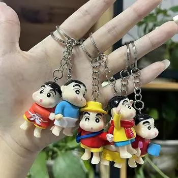 Милый кавайный карандаш Шин-Чан, аниме периферийные устройства, брелок для ключей, сумка, подвеска, карандаш Шин Чан, брелок, аксессуары, игрушки A3