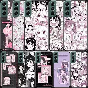 Милый кавайный японский телефон для девочек Harajuku для Samsung Galaxy Note 20 Ultra 10 Lite 9 8 M11 M12 M21 M30S M31S M32 M51 M52 чехол J8 J6 Samsung Note 8
