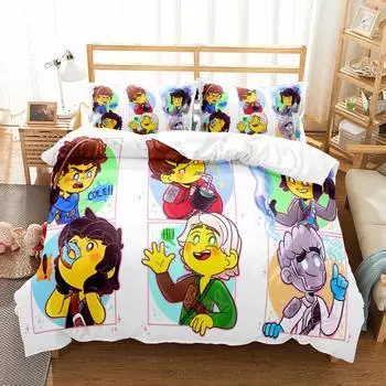 Милый комплект постельного белья Lloyd Duvet Cover Set King Queen Double Full Twin Single Size EU single(135x200cm)